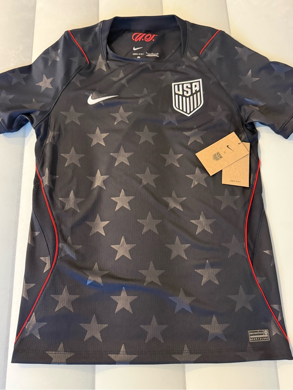 Nike USA Men’s Soccer 2026 World Cup Stadium Away Jersey (Black) (NEW W/ TAGS)